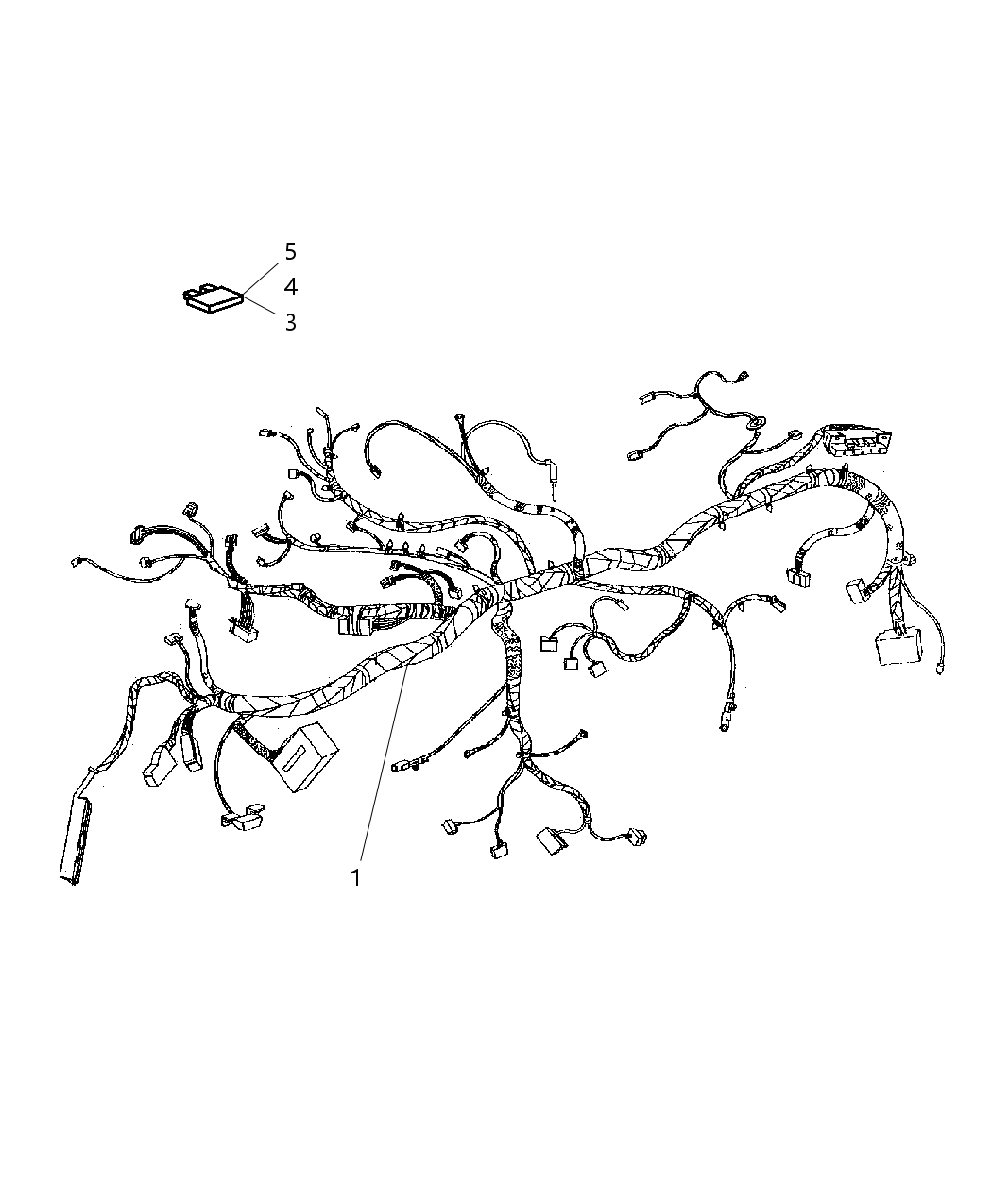 Mopar 4801134AA Wiring Ground Jumper