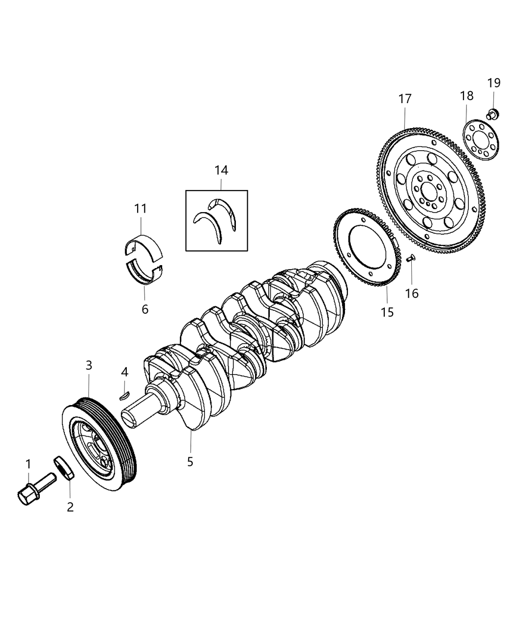 Mopar 4884561AD Crankshaft