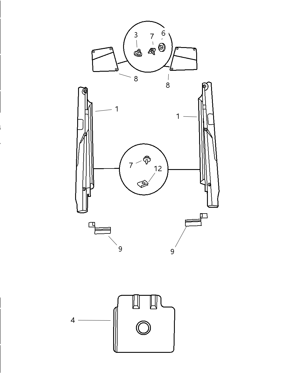 Mopar 5290256AA Shield Fuel Tank Heat