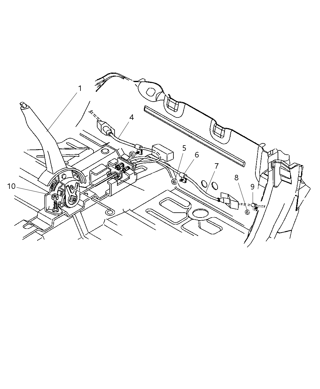 Mopar 4786521 Parking Brake Control