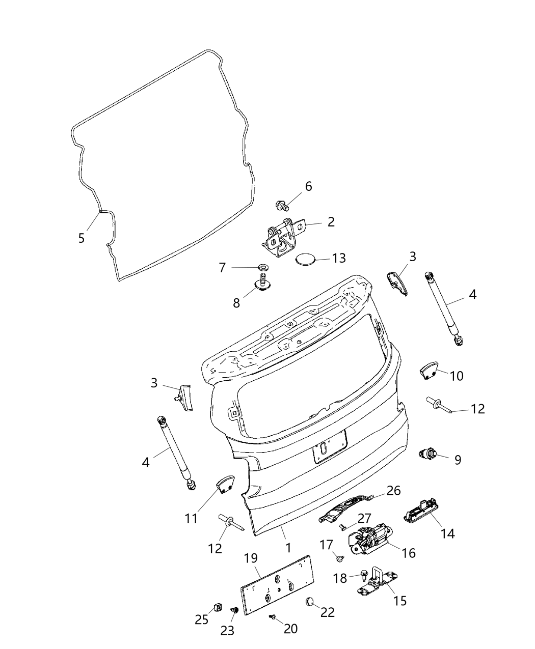 Mopar 68256511AB Rivet