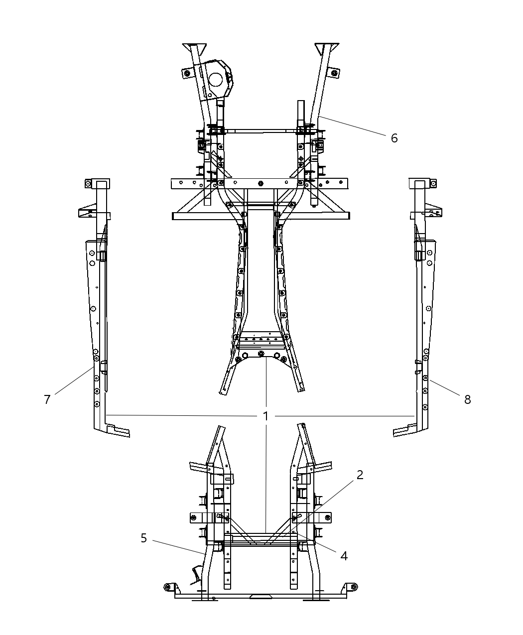 Mopar 5290047AA Front Crossmember Spacer