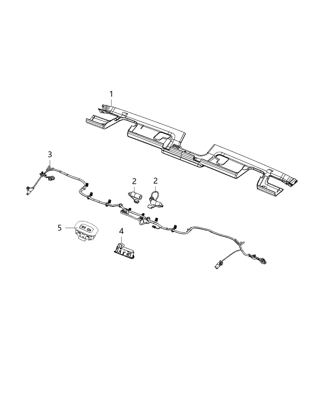 Mopar 6ES90TX7AB Switch Air Bag Control