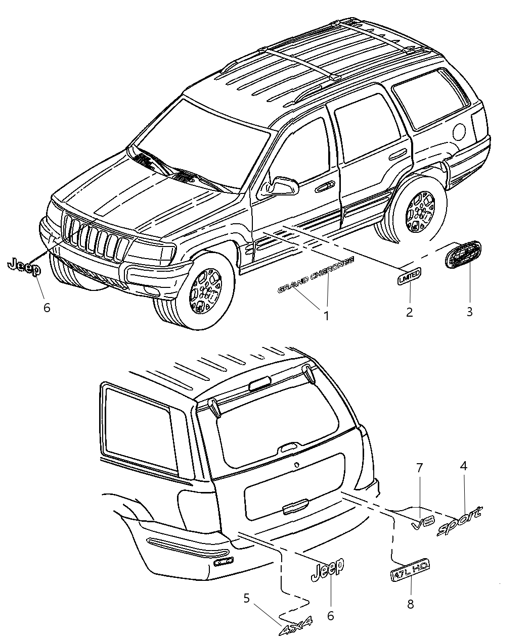 Mopar 55156867AA Dimensional Graphic Special Edition