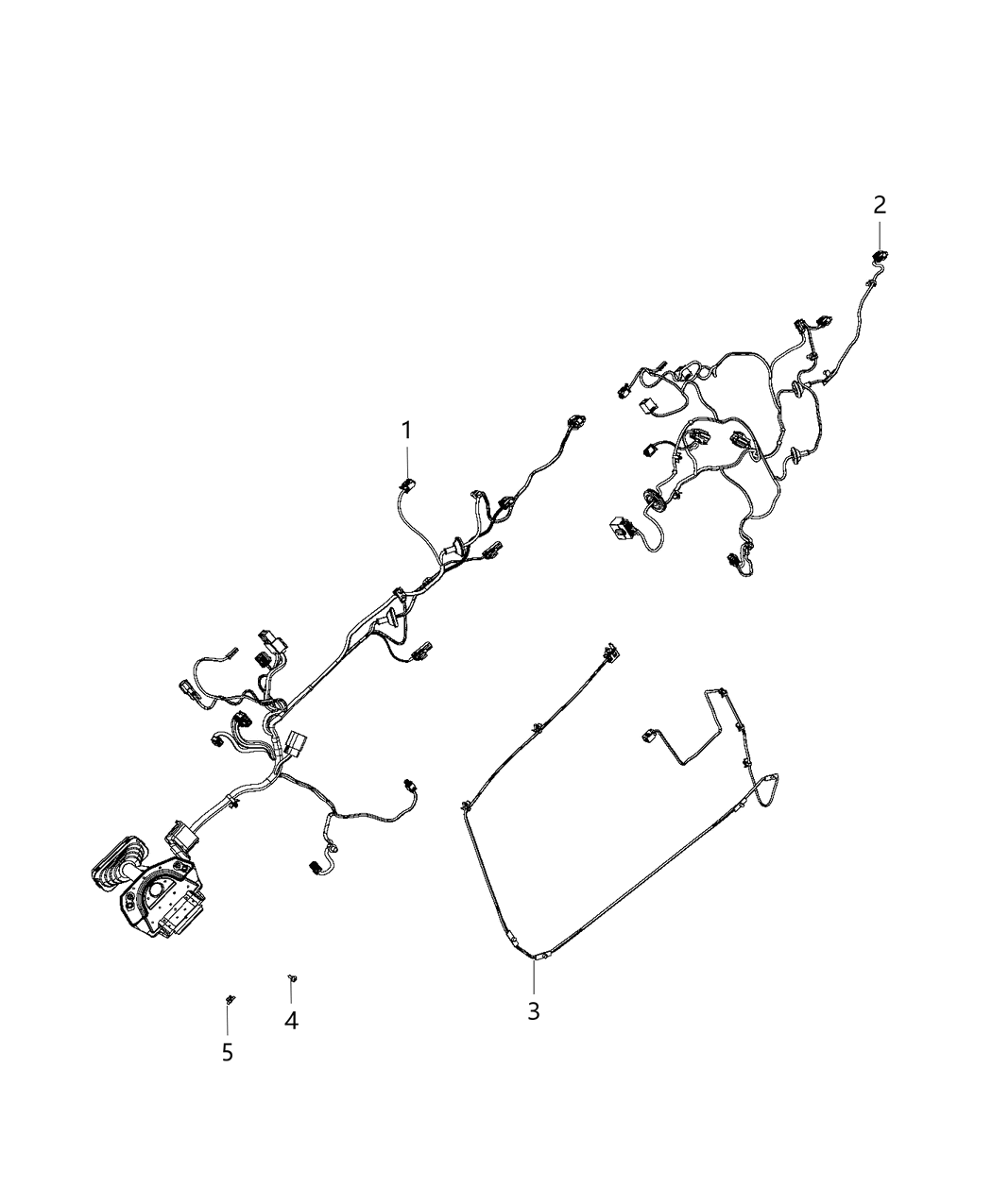 Mopar 68263821AB Wiring Front Door