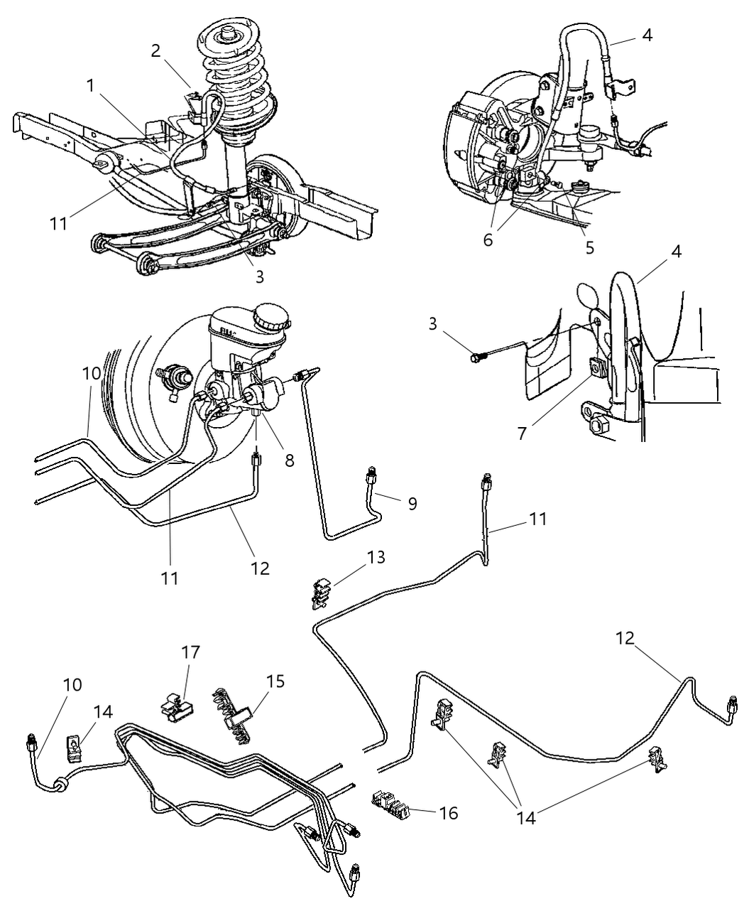 Mopar V1129803AA Hose Brake