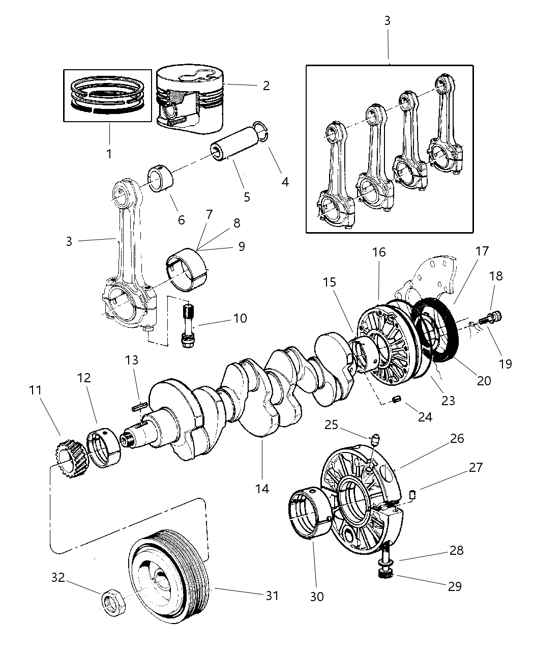 Mopar 4720246AB Jet Piston Oil Cooler