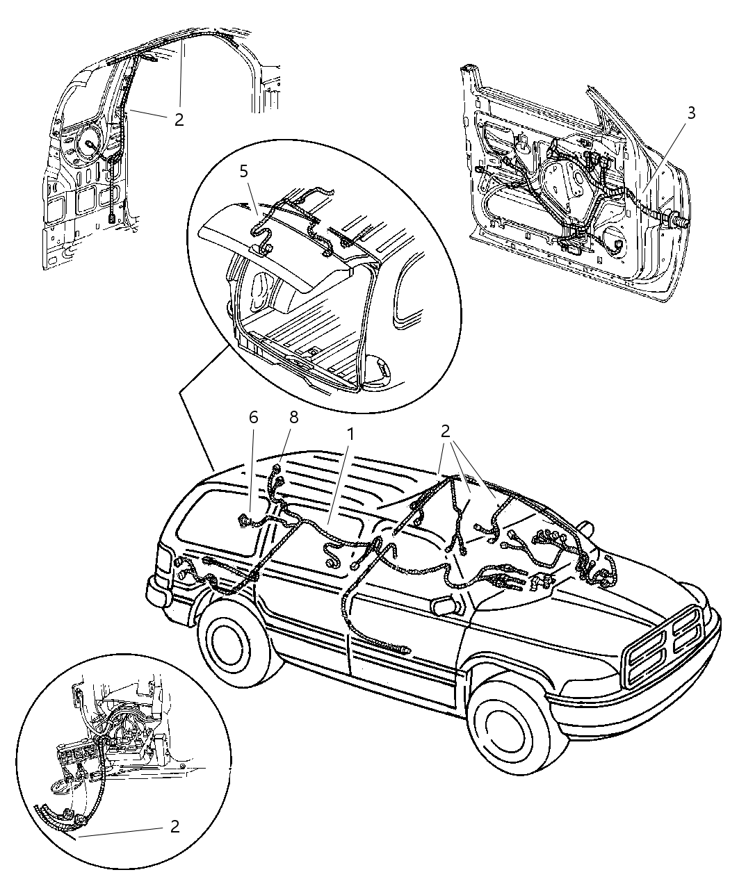 Mopar 56045603AB Wiring A/C