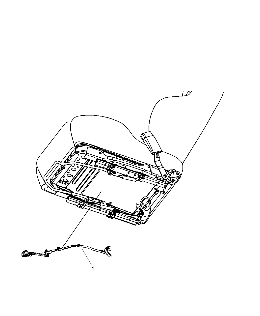 Mopar 68028205AA Wiring Seat