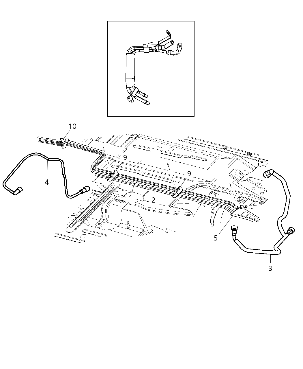 Mopar 5137745AA Tube Fuel Supply
