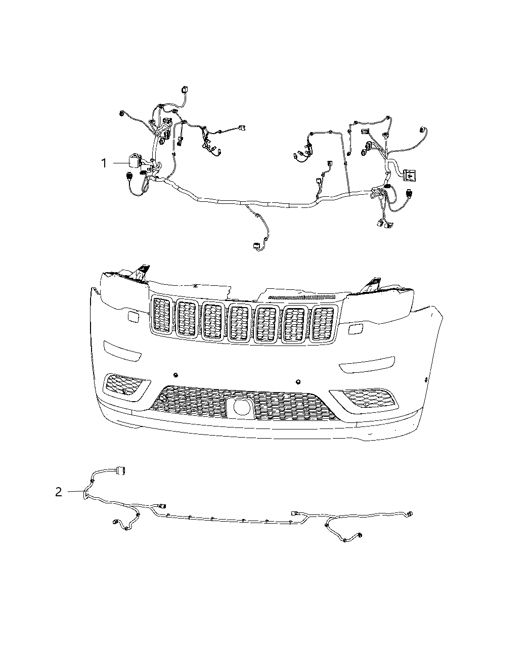 Mopar 68380226AB Wiring Front End Module