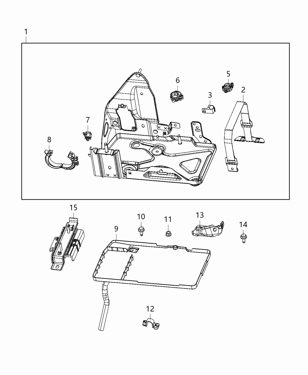 Mopar 68372981AC Clip Wiring