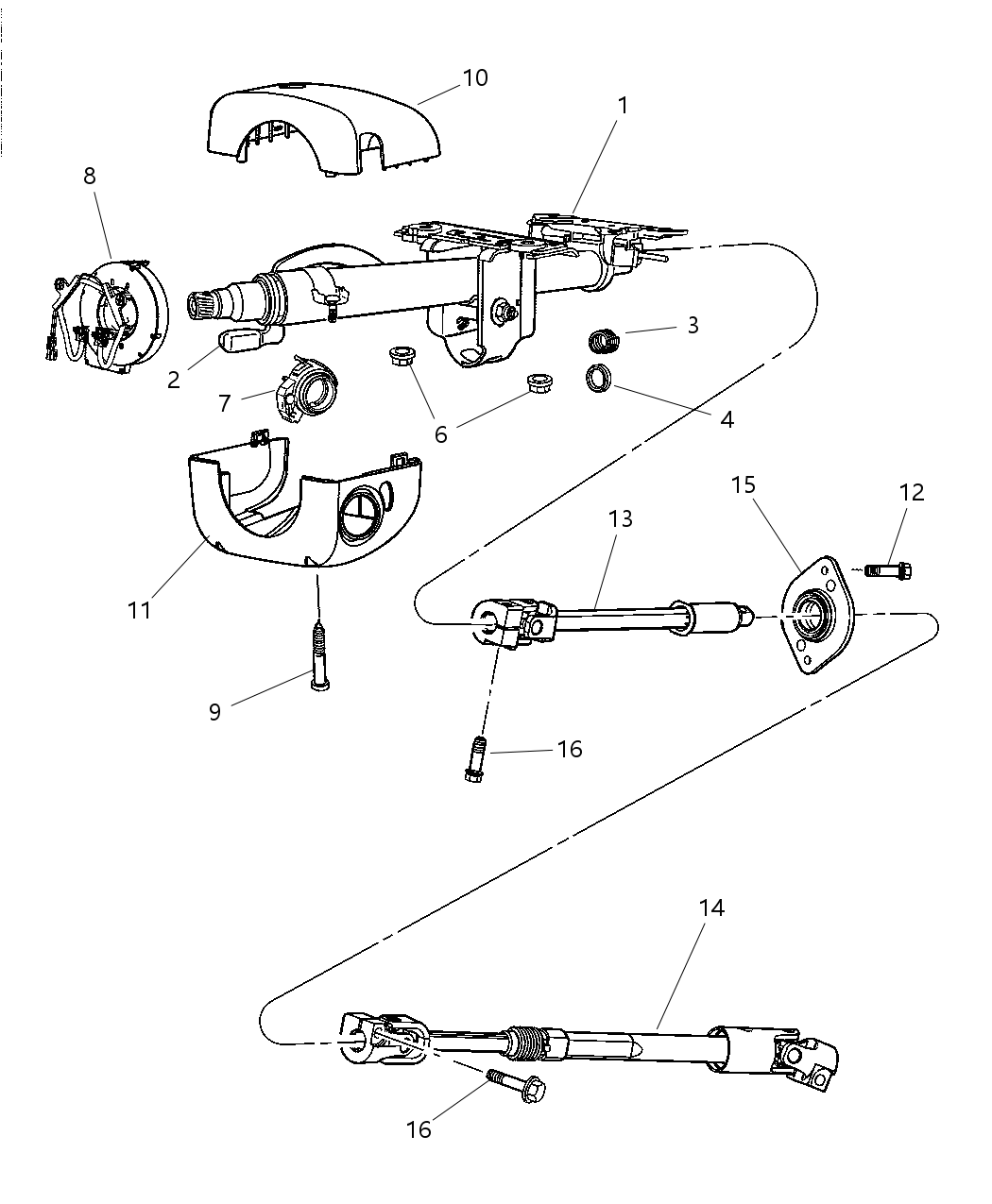Mopar 4690101 Clamp Lock Housing
