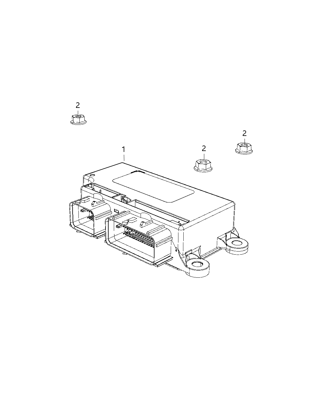 Mopar 68492120AA Module Occupant Restraint