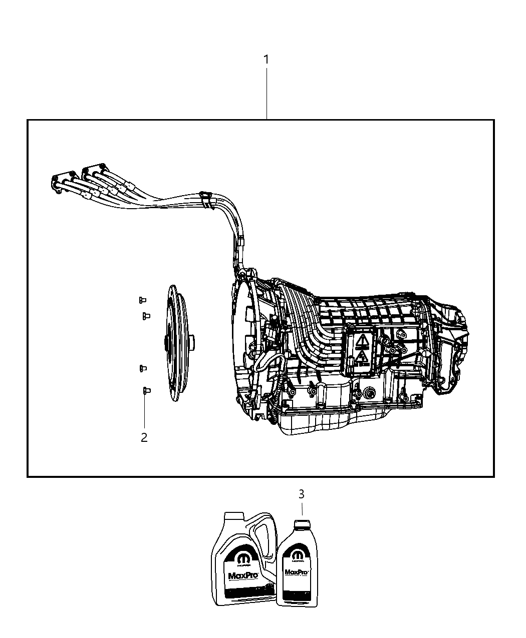 Mopar 68043742AA Fluid Automatic Transmission Dexron Vi Quart Meets GM Specs