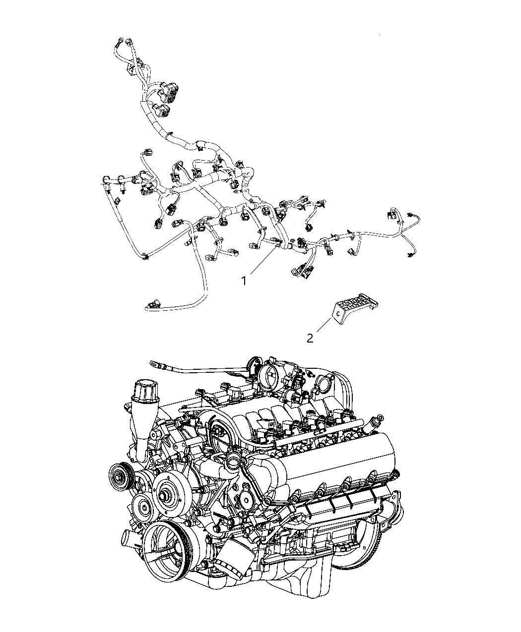 Mopar 68088875AA Wiring Engine