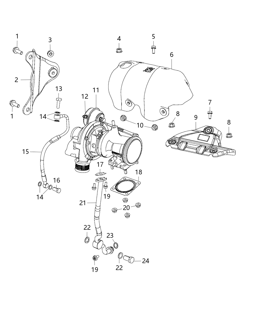 Mopar 68152212AA Bolt Banjo
