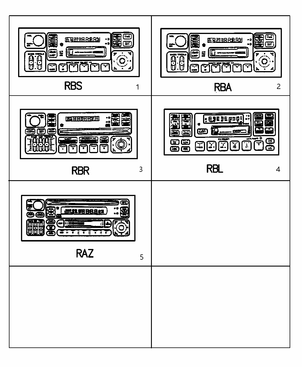 Mopar 5016880AA Knob Radio Joystick