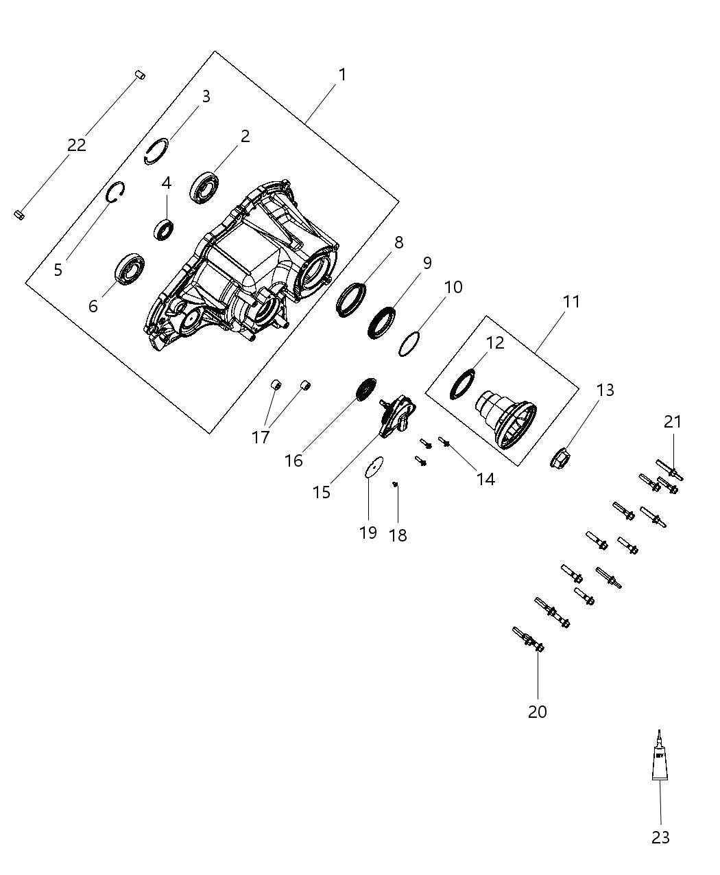 Mopar 68071233AB Companion Flange