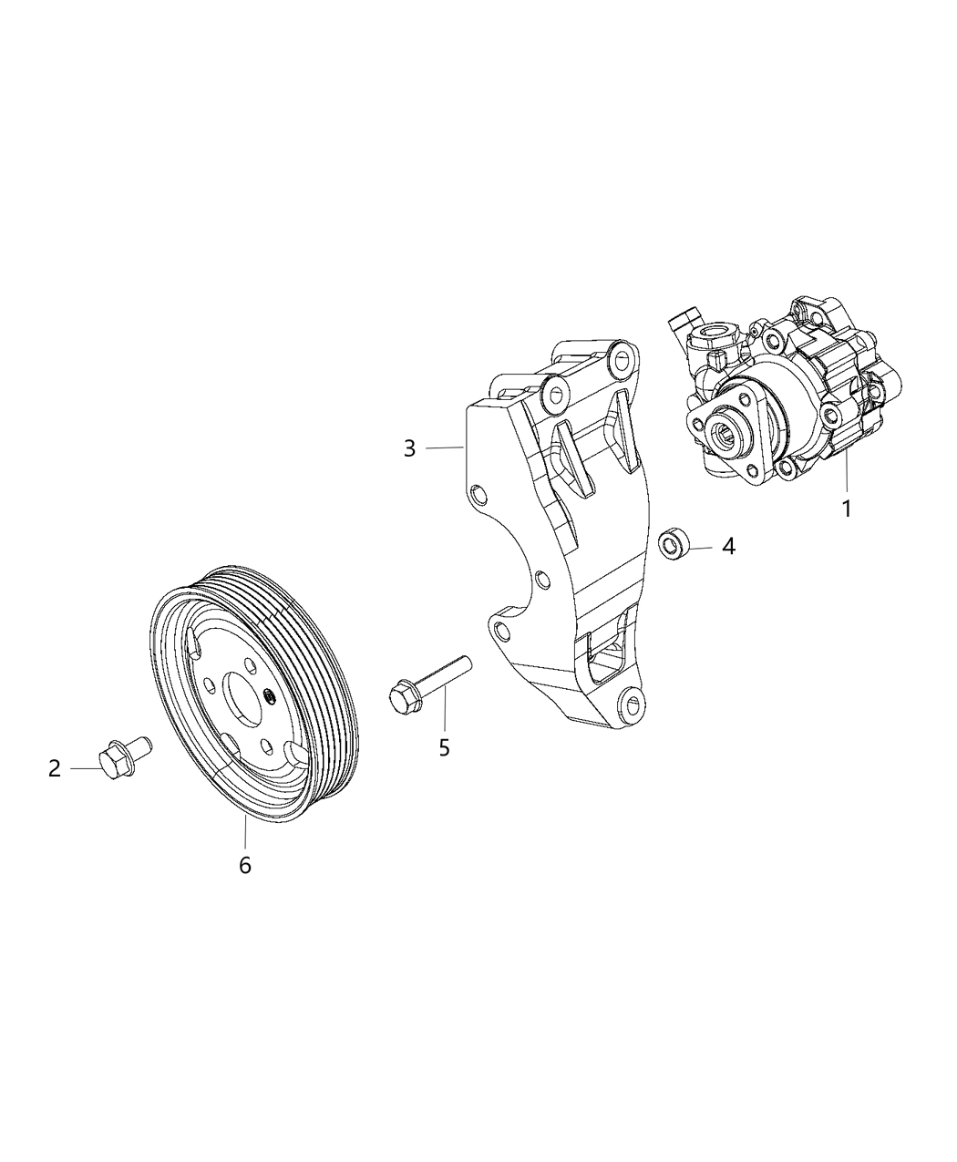 Mopar 68095449AA O Ring Pump To Block