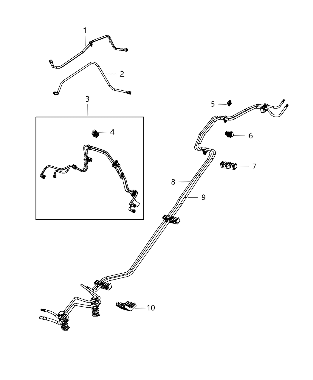 Mopar 68158924AA Clip Tie Strap