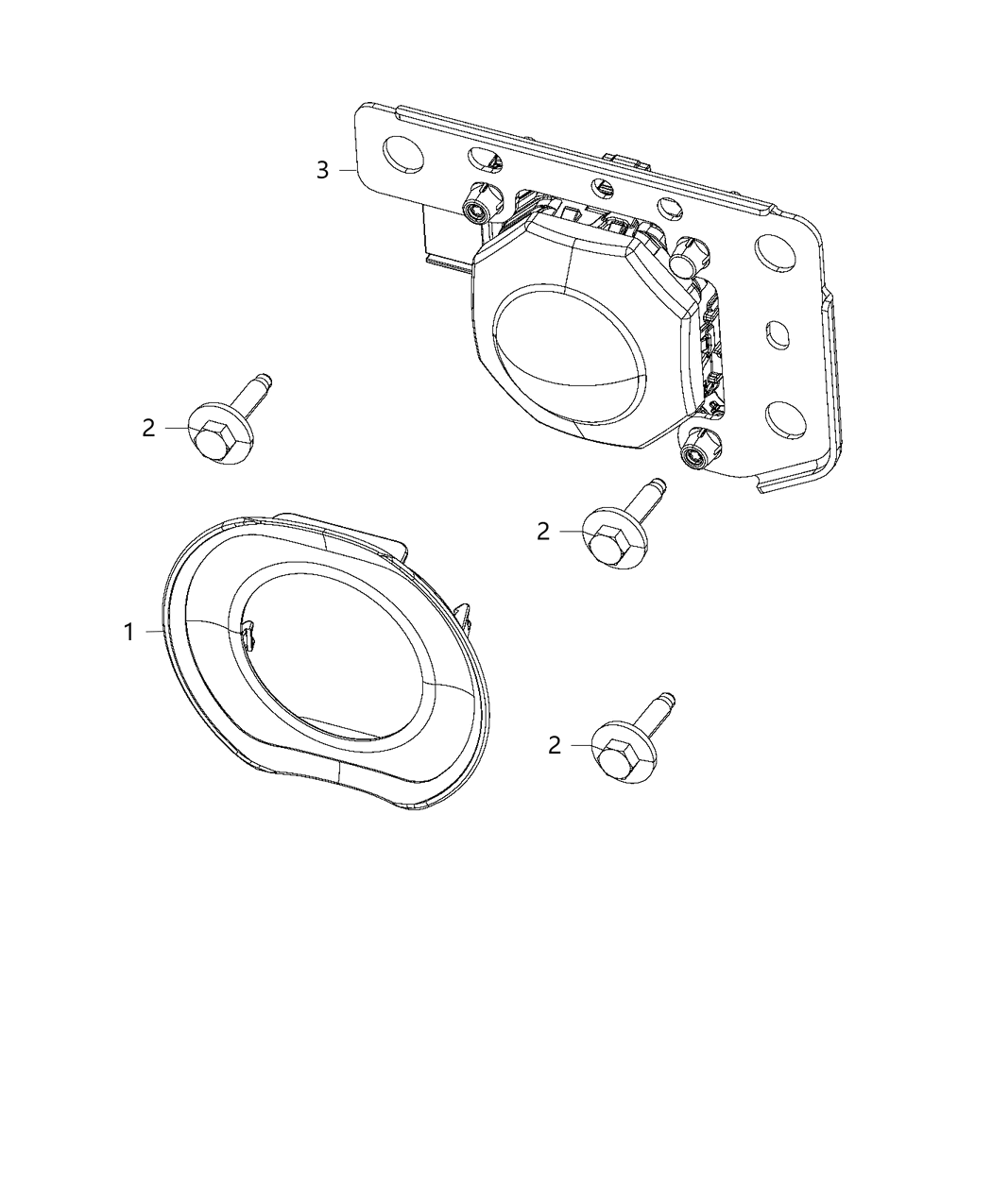 Mopar 68417920AA Sensor Adaptive Speed Control Module, Front