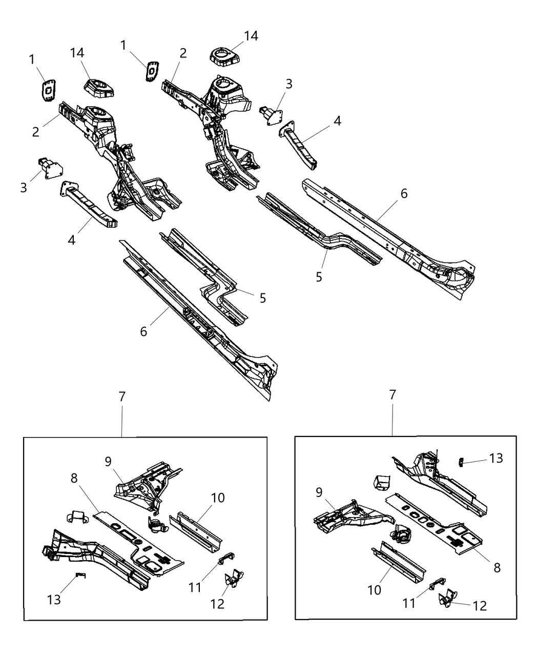 Mopar 68082185AB Bracket Parking Brake