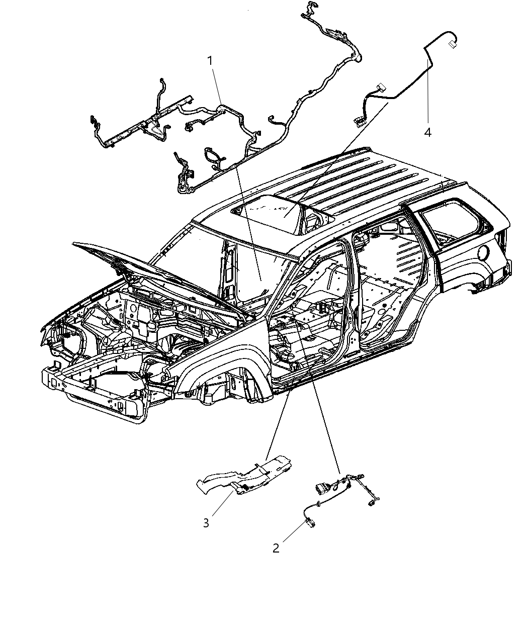 Mopar 68091454AA Wiring Body