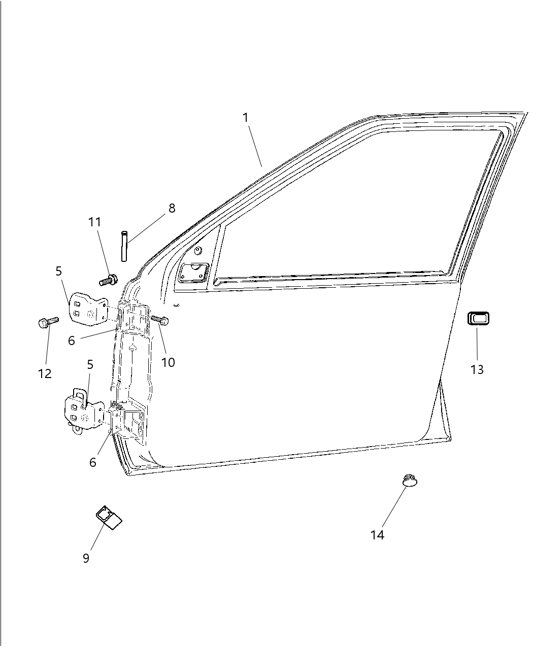 Mopar 55295906 Outer Panel