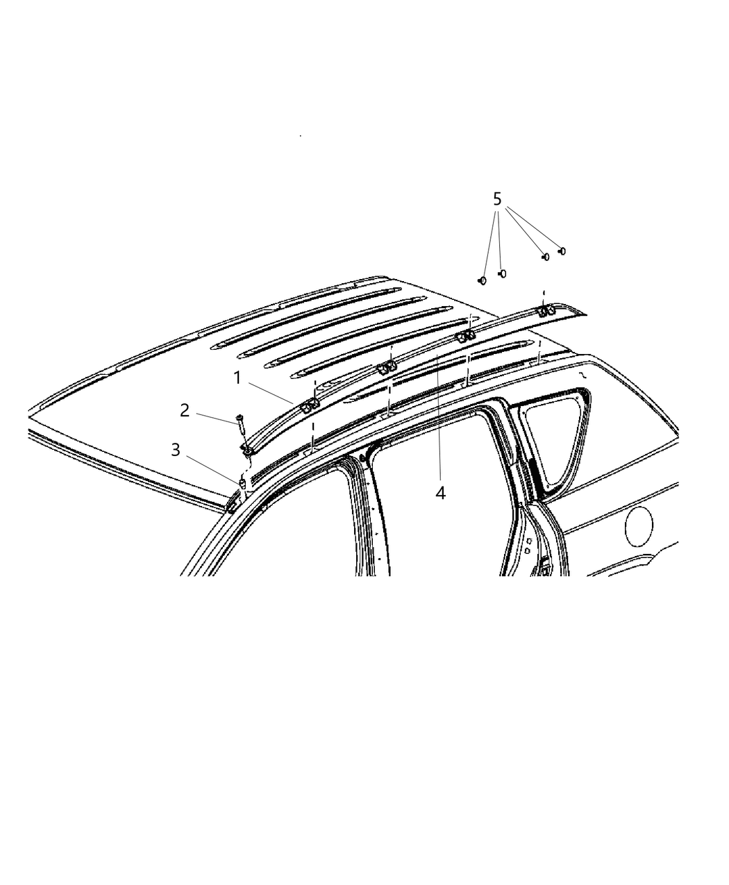 Mopar 5182584AE Cover Luggage Rack