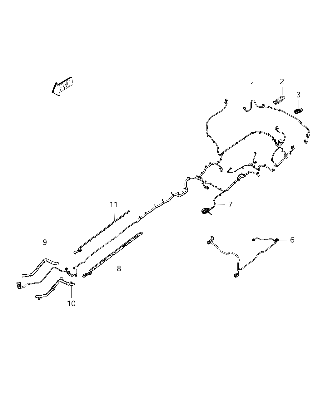 Mopar 68361282AA Bracket Trailer Tow