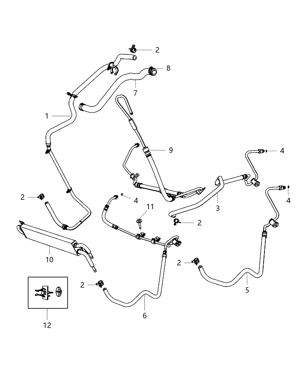 Mopar 6511566AA Clamp Hose