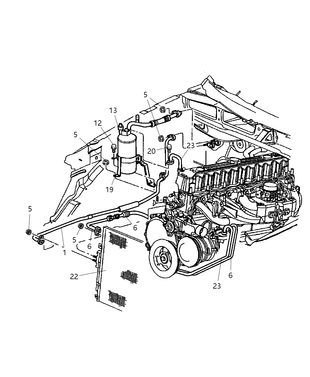 Mopar 2AMC4925AA Condenser A/C Note:25 Pc Min Qty Mixture & Match
