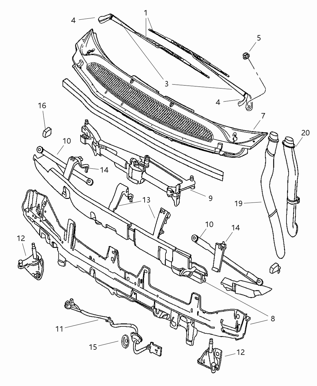 Mopar 6505897AA Nut Plastic Snap - In