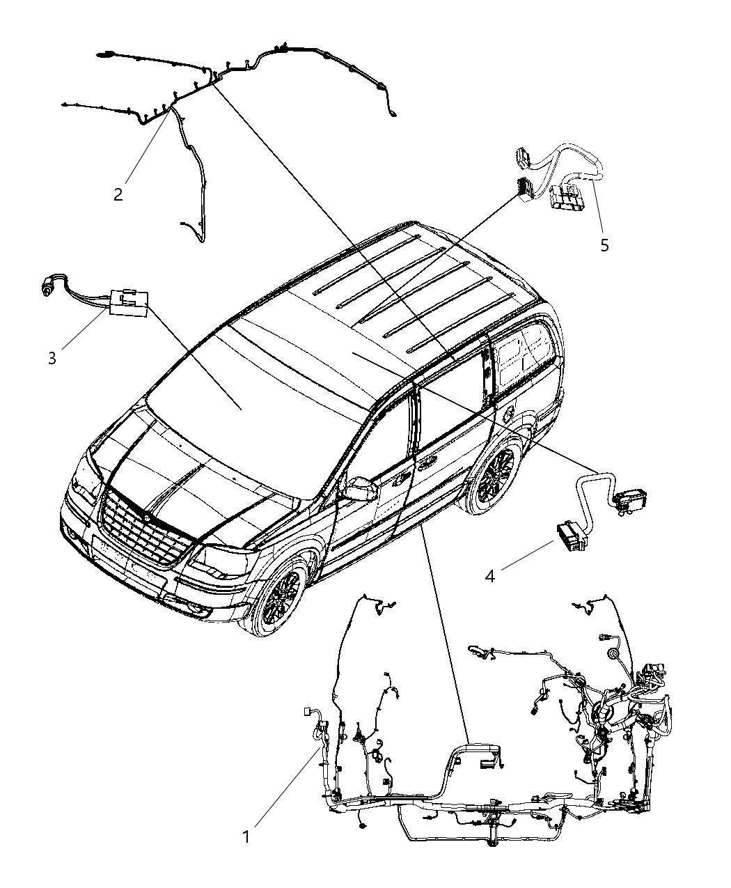 Mopar 4869788AG Wiring Unified Body
