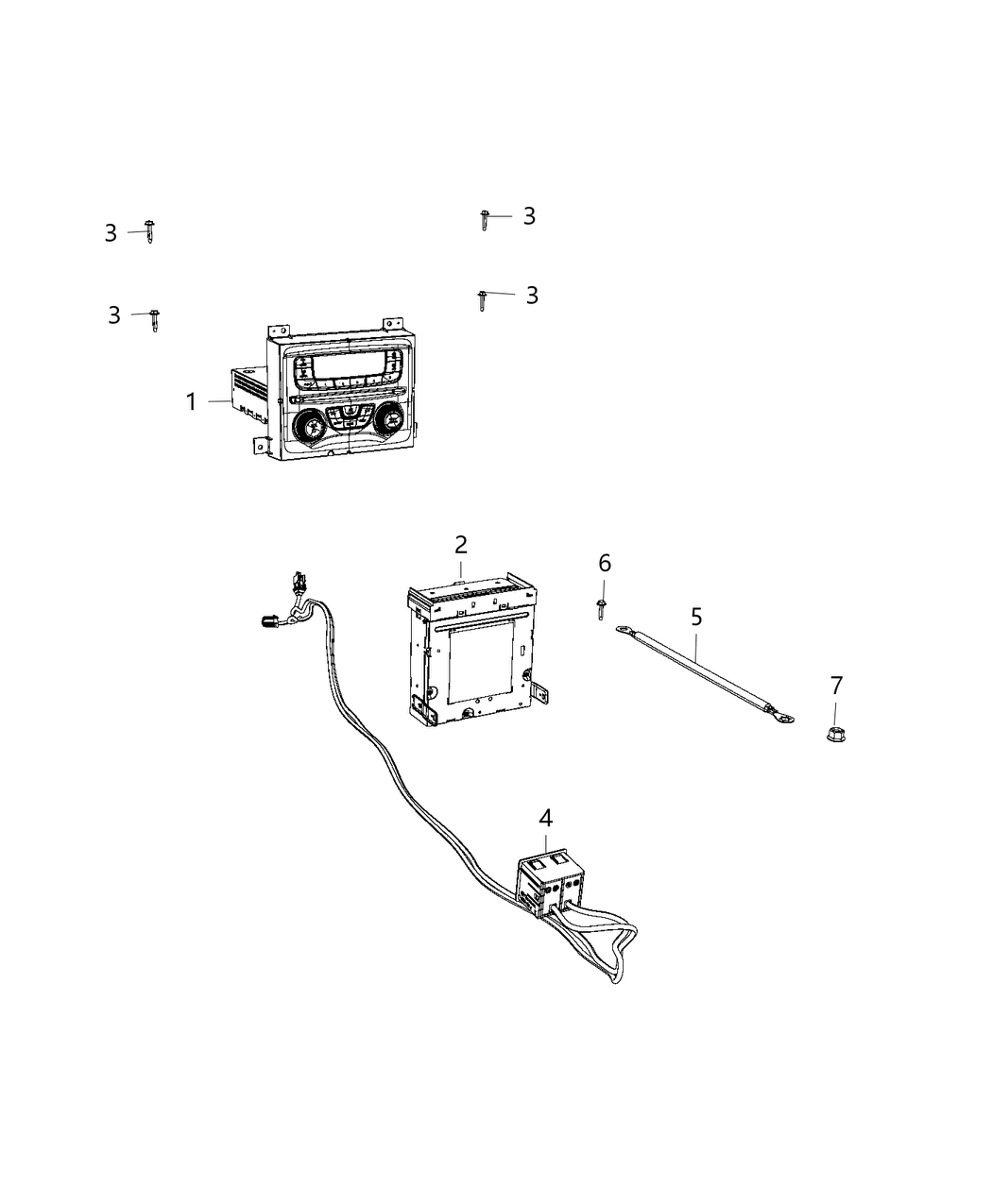 Mopar 4692356AI Radio Multi Media