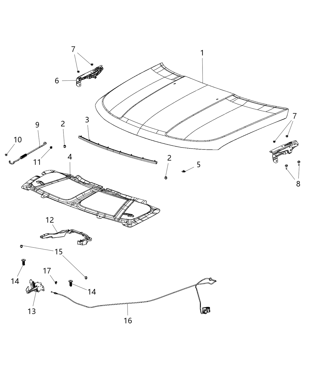 Mopar 68210039AA Seal Air Cleaner