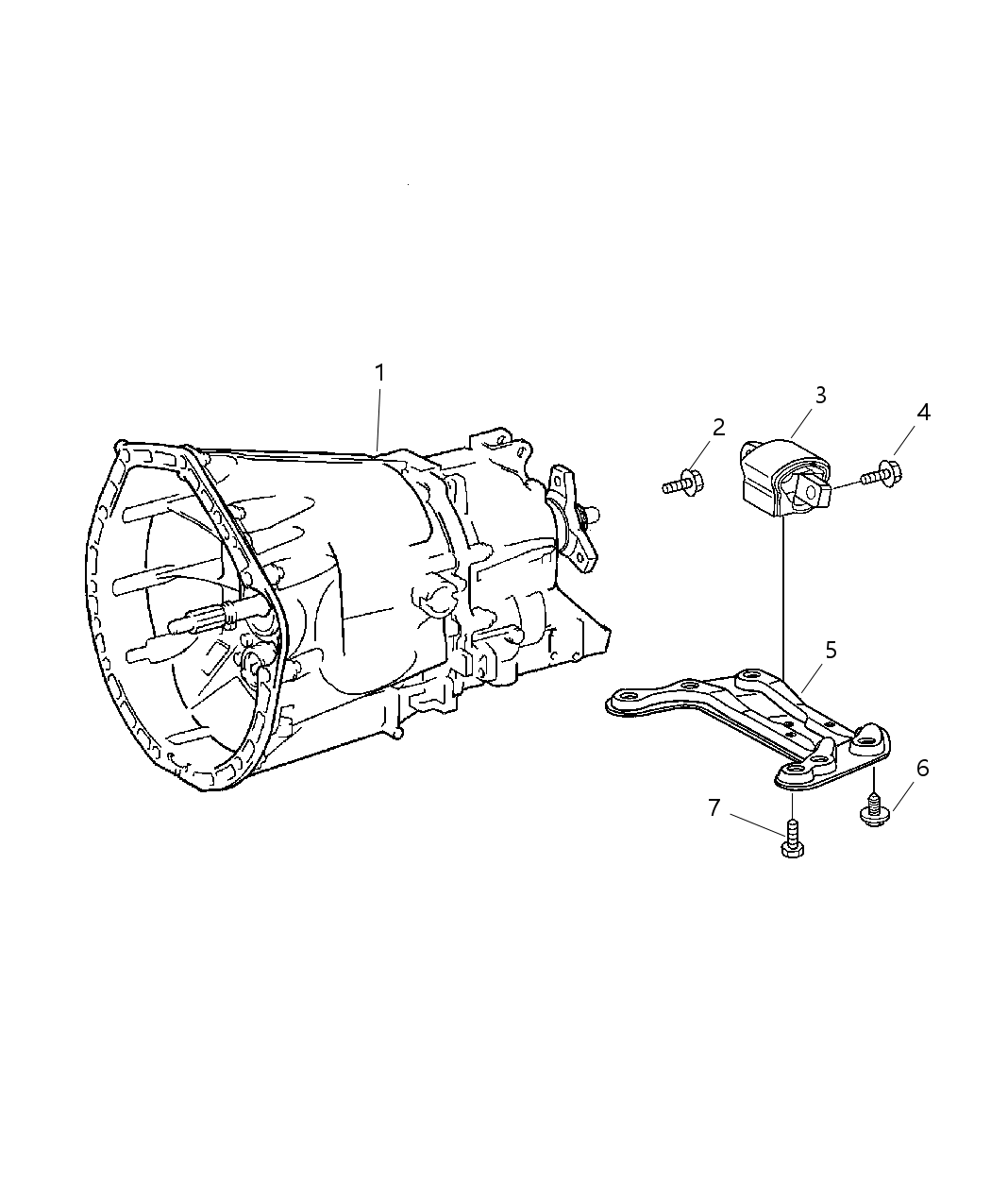 Mopar RX096909AB Transmission 6 Speed