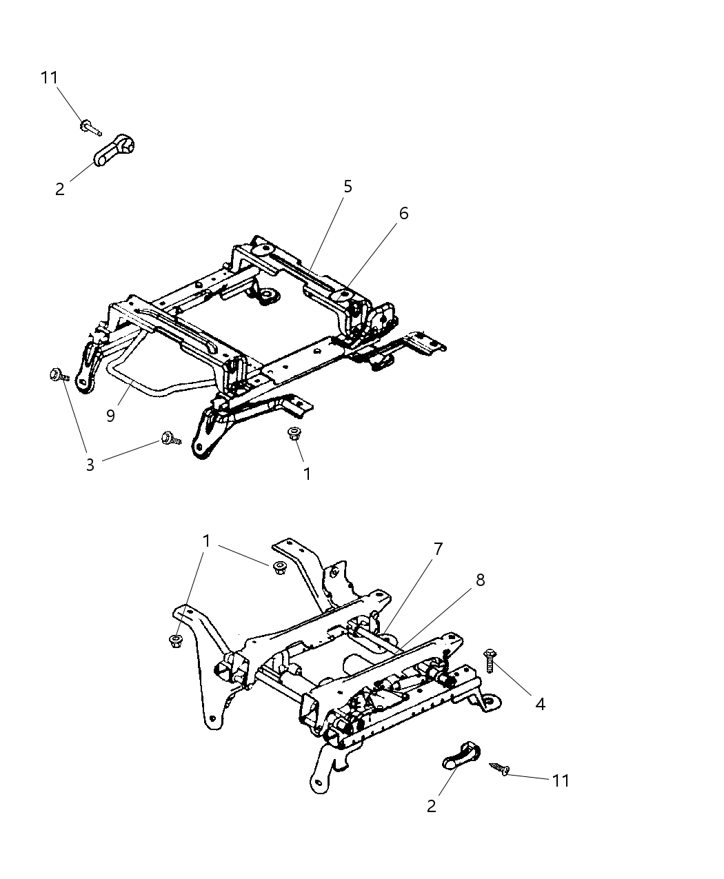 Mopar 68031861AA Bolt Side Shield To Cushion
