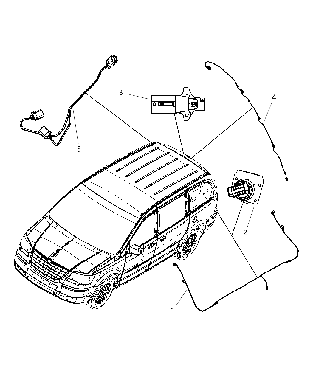 Mopar 4868749AB Wiring Trailer Tow