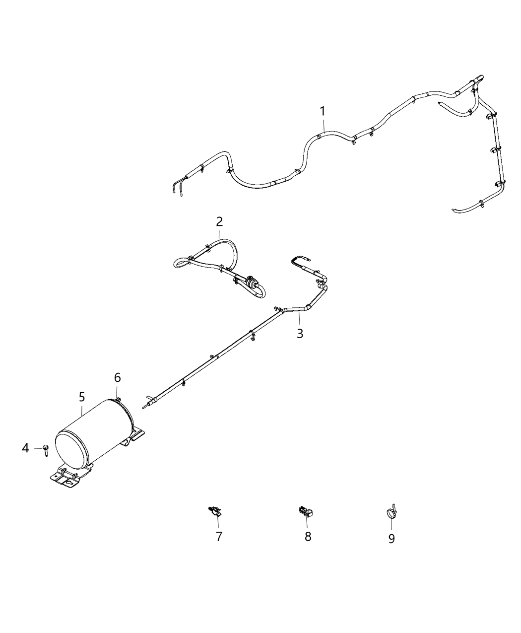 Mopar 68148798AB Air Line Assembly