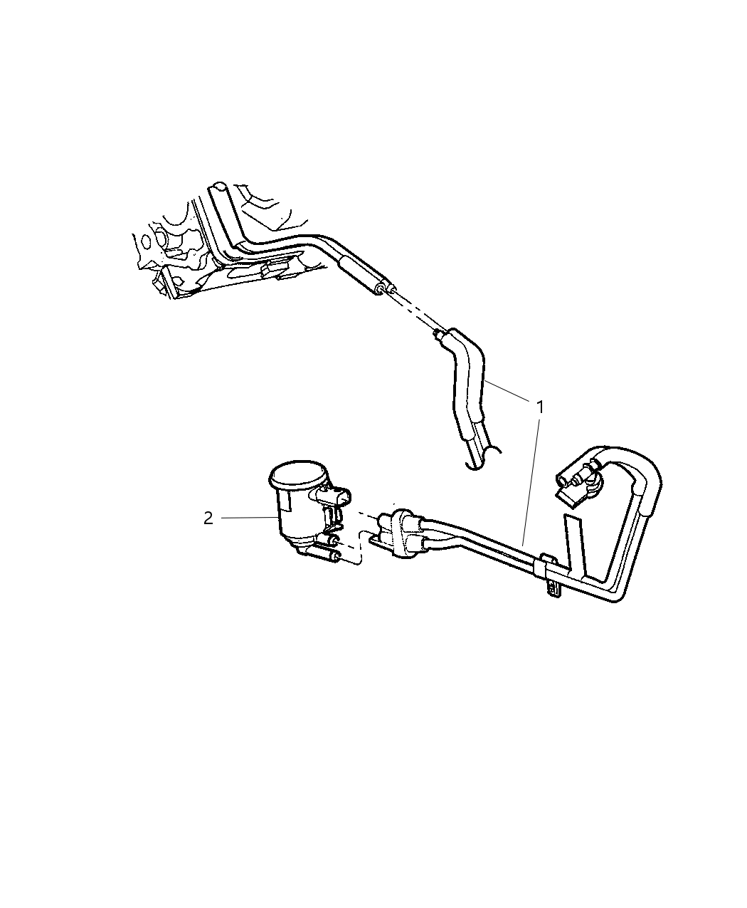 Mopar 4578099AB Bracket Proportional Purge Solenoid Solenoid Bracket