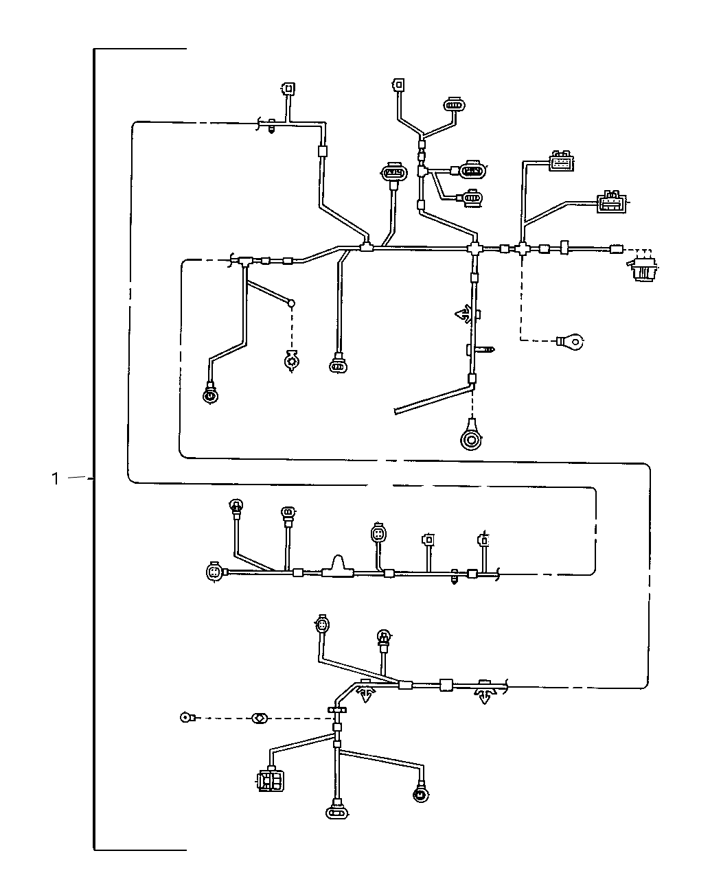 Mopar 5093968AA Wiring Transmission Sensor