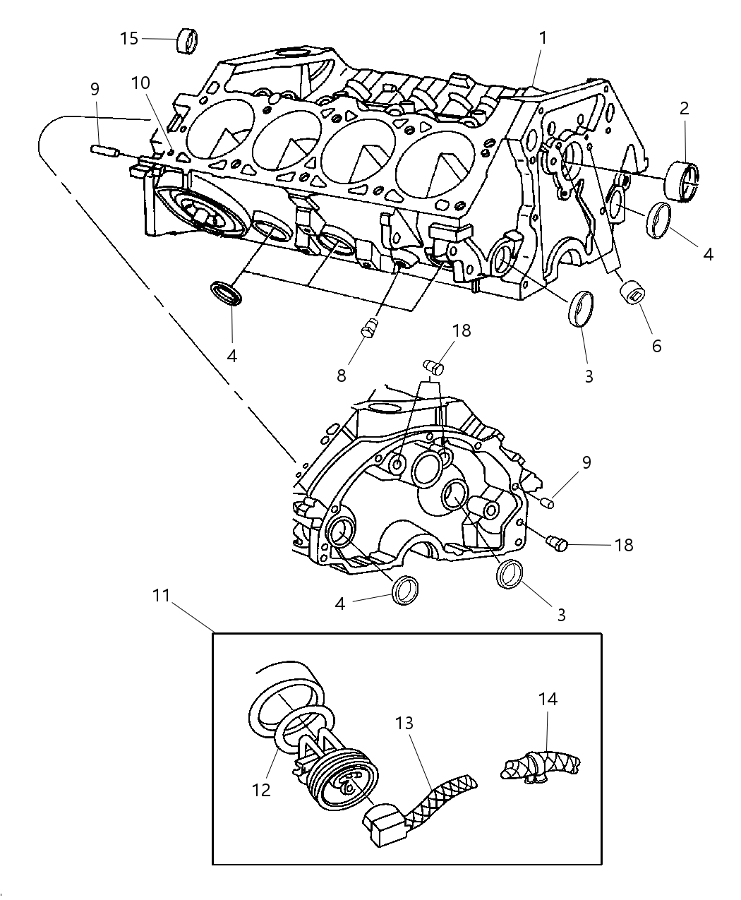 Mopar 4720740AC Overhaul Gasket Set