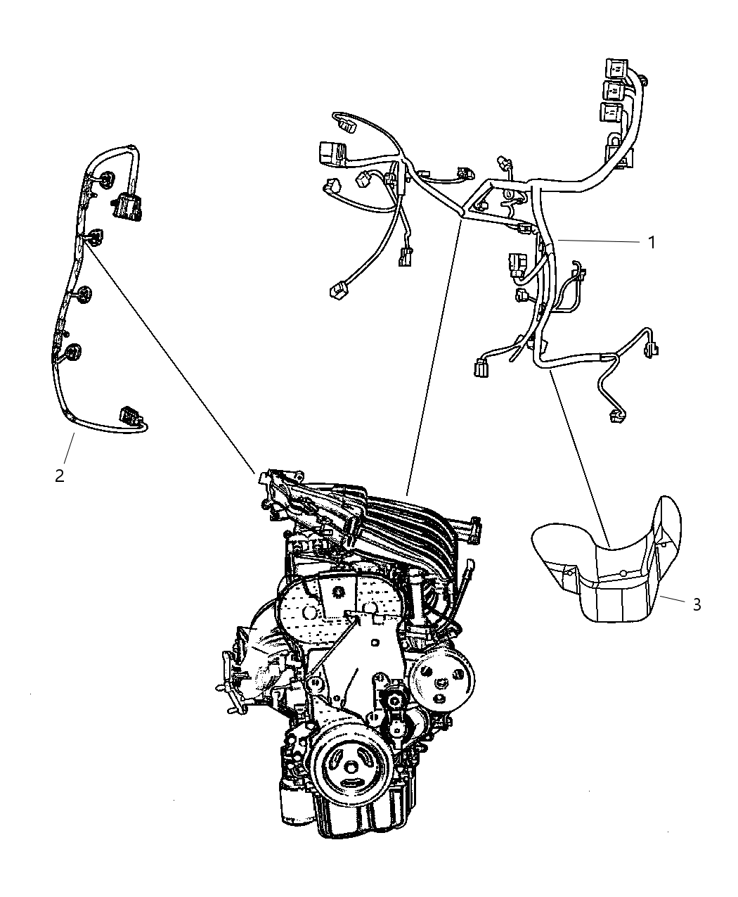 Mopar 4794661AB Clip Wiring