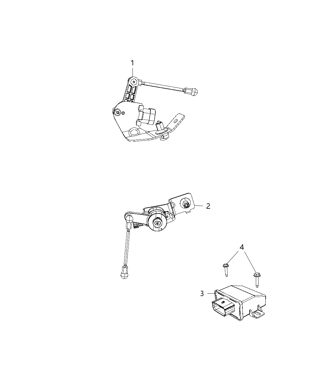 Mopar 68295920AB Module Headlamp Leveling
