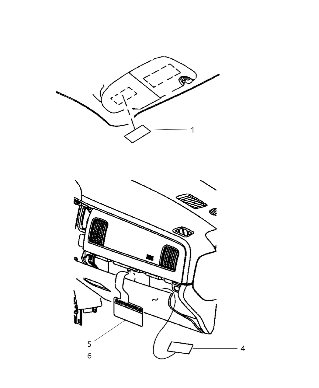 Mopar 52105629AF Label