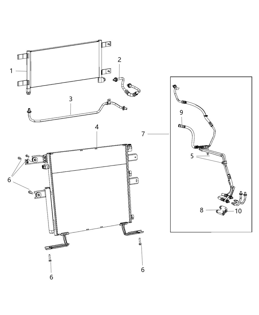 Mopar 68492206AA O Ring Bypass Valve