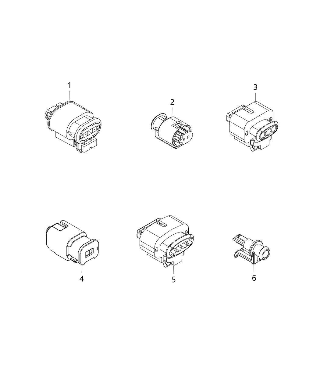 Mopar 68119742AA Connector Electrical For Repair - Visit The Website
