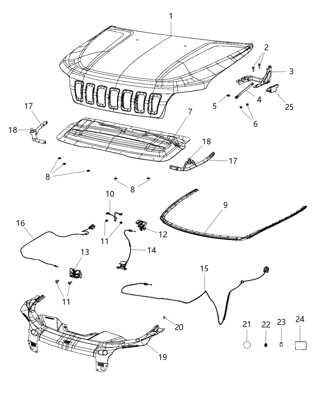 Mopar 55136948AB Tape Bodyside
